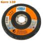 Preview: TYROLIT-Fächerscheibe 115-125 x 22.23 mm in Korn120 Typ Premium