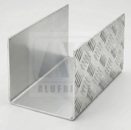 Preview: Riffelblech gekantet U-Profil