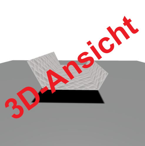 Hangstufe Alu Riffelblech, Serie Mini, 200 mm, mit & ohne Griffmulde