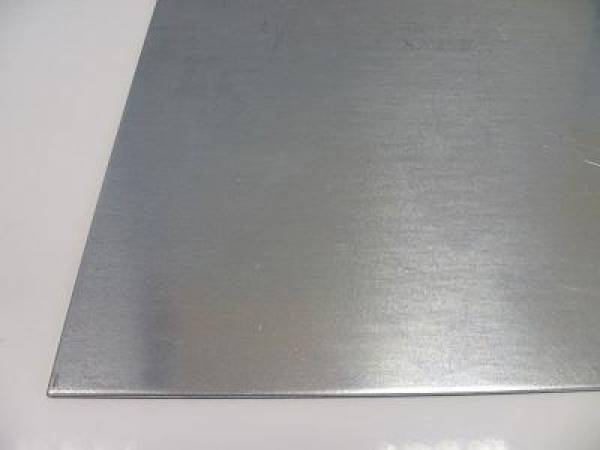 Stahlblech verzinkt - 0,55 mm, 20 x 20 cm