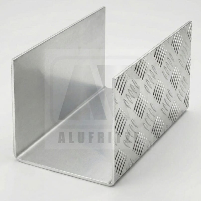 Riffelblech gekantet U-Profil