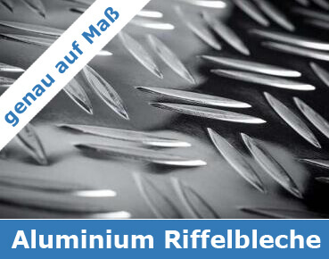Aluminium Riffelblech nach Maß · selbst konfigurieren nach Wunschmaß